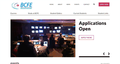 Desktop Screenshot of bcfe.ie