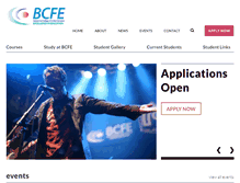 Tablet Screenshot of bcfe.ie